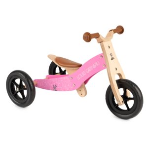 Garneau Pinocchio Push Bike / Tricycle Pink 0-S